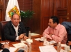 El Gobernador Rubén Moreira en reunión de trabajo con el Titular de la Comisión Ejecutiva de Atención a Víctimas (CEAV), Julio Hernández Barros