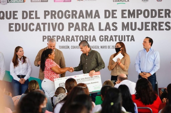 Arranque del Programa de Empoderamiento Educativo para Mujeres,  Preparatoria Gratuita